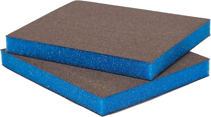 Geist. . Double Sided Sanding & Finishing Pads | for use on Leather, Alcantara, Vinyl, Wood, Paints, fillers and Plastic Materials | to Smooth and Prepare Surfaces | Pack of 2 - Image 1